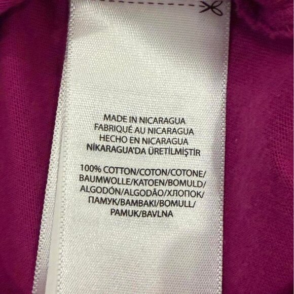 POLO RALPH LAUREN Fuchsia V Neck short sleeve T Shirt Size S - Picture 3 of 7